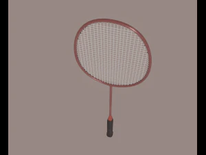 badminton racket 3D Model