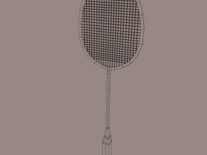 badminton racket 3D Model