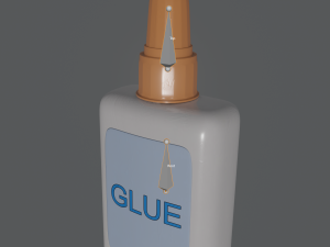 glue in bottle Modèle 3D