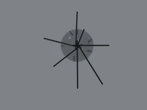 aroma sticks in glass 3D Model