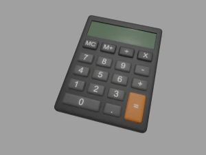 hesap makinesi 3D Model