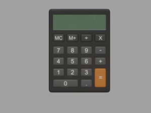 calculator 3D Model