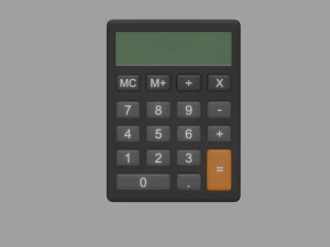 hesap makinesi 3D Model