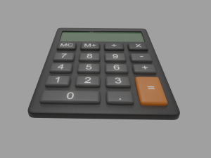 calculator 3D Model