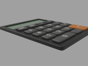 calculator 3D Model