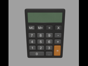 calculator 3D Model