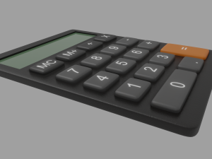 calculator 3D Model