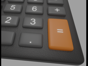 calculator 3D Model
