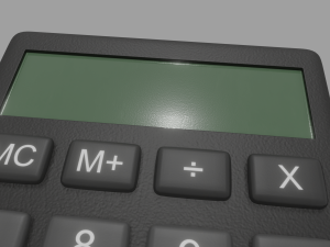 calculator 3D Model