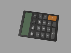 calculator 3D Model