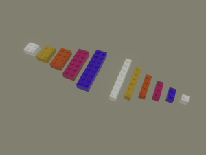 lego bricks Model 3D