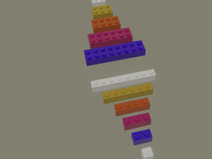 lego bricks Modelo 3D