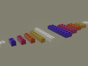 mattoncini LEGO Modello 3D