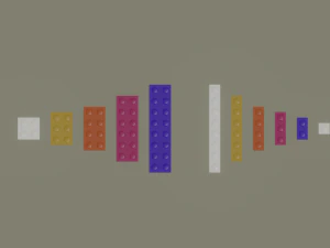 mattoncini LEGO Modello 3D