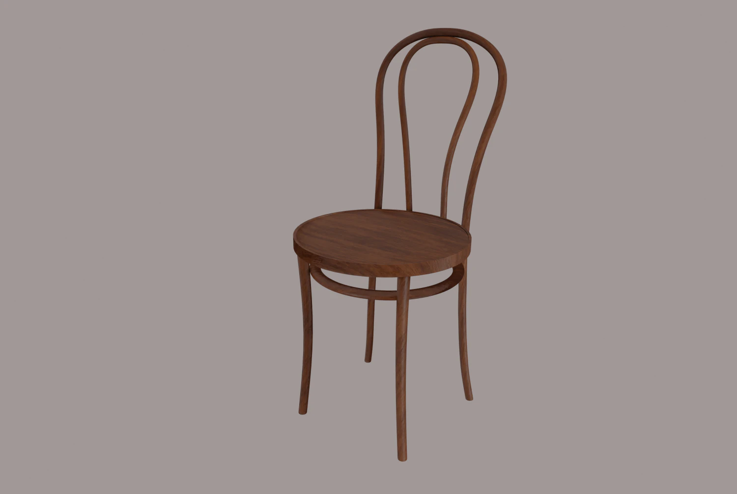 vienna dining chair 3D Model .c4d .max .obj .3ds .fbx .stl .blend 
