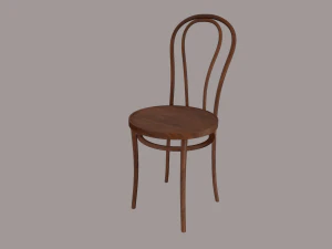 sedia da pranzo Vienna Modello 3D