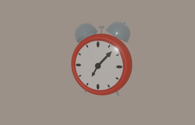 alarm clock Model 3D .c4d .max .obj .3ds .fbx .stl .blend 