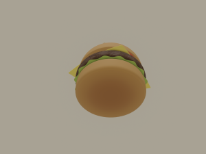 burger 3D Модель