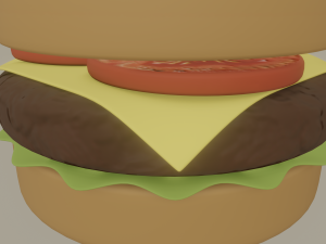 burger 3D Модель