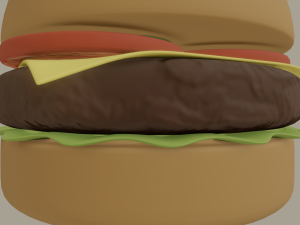 burger 3D Модель