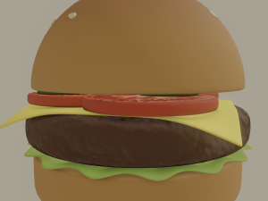 burger 3D Модель