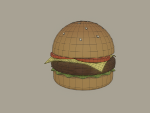 burger 3D Модель