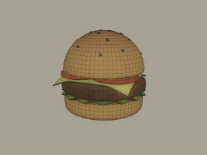 burger 3D Модель