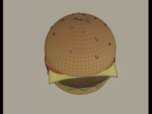burger 3D Модель