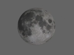 lua Modelo 3D