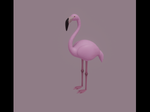 flamingo Modello 3D
