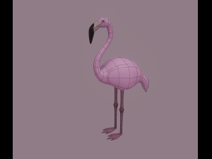 flamingo Modello 3D