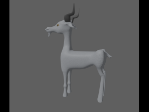 goat toon 3D मॉडल