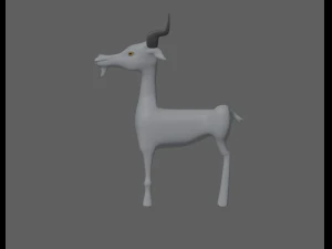 goat toon 3D Model