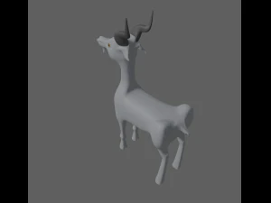 goat toon 3D Model