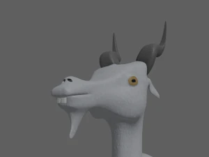 goat toon 3D Model
