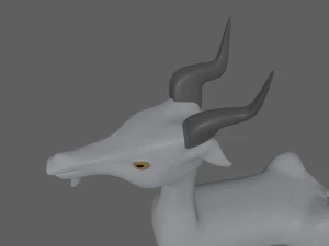goat toon 3D Model