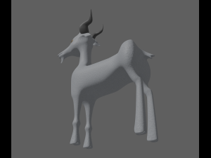 goat toon 3D मॉडल