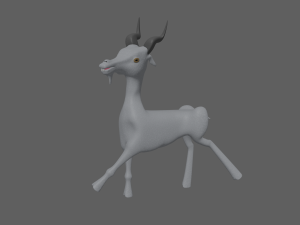 goat toon 3D मॉडल