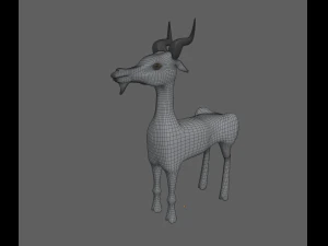 goat toon 3D Model