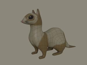 ferret 3Dモデル