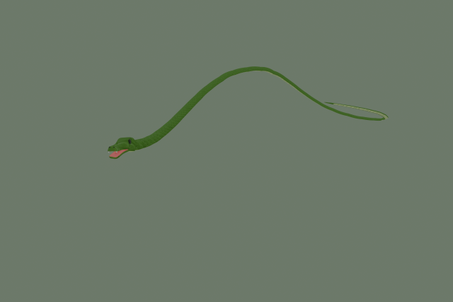 snake 3D Модель .c4d .max .obj .3ds .fbx .stl .blend 