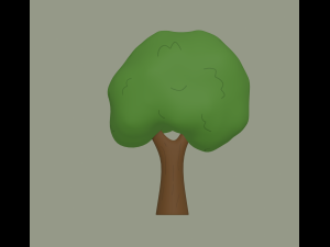 toon tree Model 3D