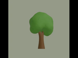 toon tree 3D Model