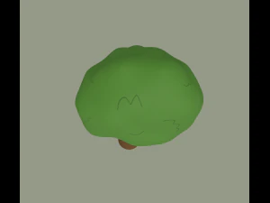 toon tree 3D Model