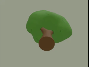 toon tree 3D Model
