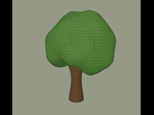 toon tree Model 3D