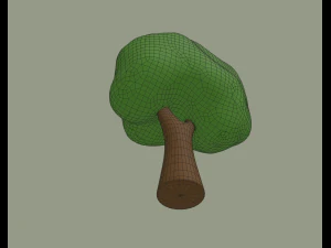 toon tree 3D Model
