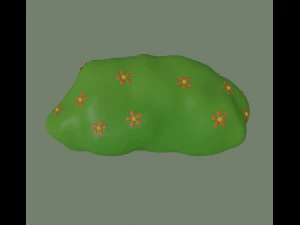 トゥーンブッシュ 3Dモデル