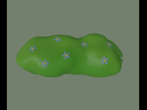 トゥーンブッシュ 3Dモデル