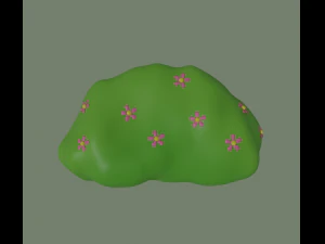 トゥーンブッシュ 3Dモデル